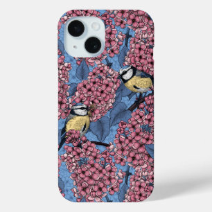 Coque Case-Mate iPhone Tit birds dans le jardin lilas