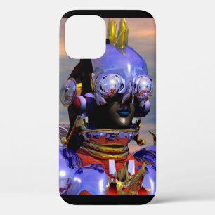 Etui iPhone Case-Mate TITAN CYBORG PORTRAIT Blue Science Fiction, Scifi