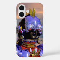 TITAN CYBORG PORTRAIT Blue Science Fiction, Scifi