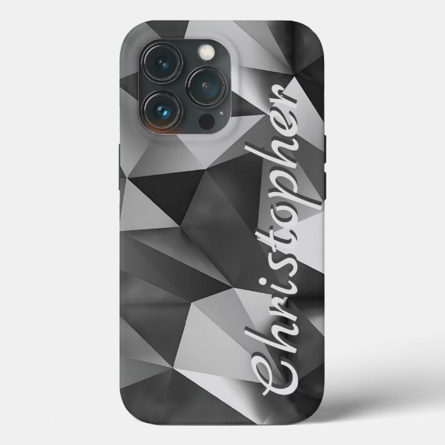 Coques Case-Mate iPhone Titane argent brillant acier inoxydable métal (Verso)