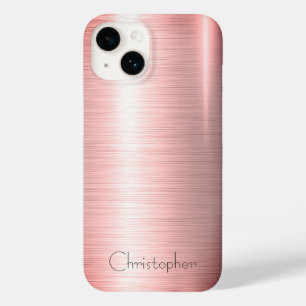 Coque Case-Mate iPhone Titane bronze acier inoxydable Imprimer iphone 15