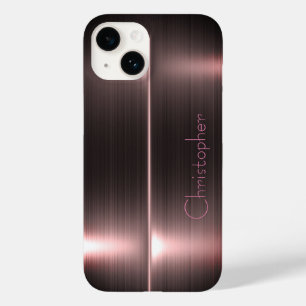 Coque Case-Mate iPhone Titane bronze poli Iphone métallique 15