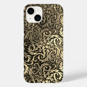 Coque Case-Mate iPhone Titane Or poli Iphone métallique radial 15