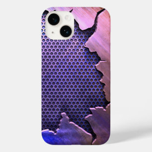 Coque Case-Mate iPhone Titane Polis rose radial métal iphone 15