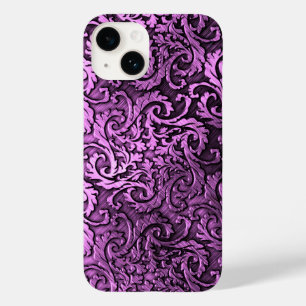 Coque Case-Mate iPhone Titane Polis rose radial métal iphone 15