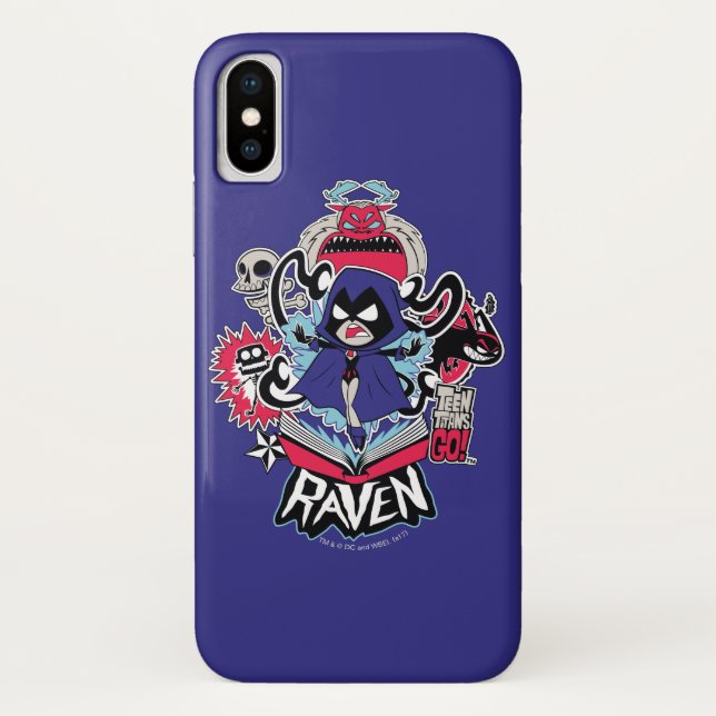 Coques Case-Mate iPhone Titans Ados, allez ! | Raven puissance démoniaque  (Dos)