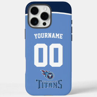 Coque iPhone 16 Pro Max Titans personnalisés Jersey Football américain