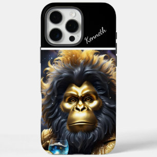 Coque iPhone 16 Pro Max Toast cosmique de Golden Ape
