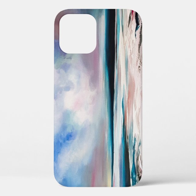 Coques Case-Mate iPhone Toile Abstraite : Texture contemporaine (Verso)