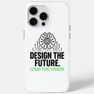Coque Case-Mate iPhone Toile Algorithmique Visionnaire : Code Abstrait