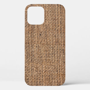 Case-Mate iPhone Case Toile Burlap Brown naturel Grange grossier