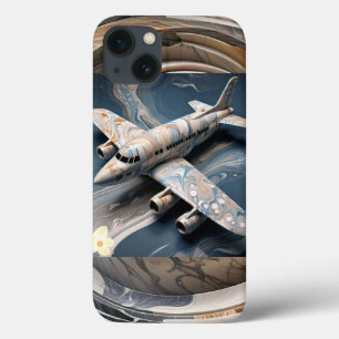Case-Mate iPhone Case "Toile cosmique : L'Aviateur Marbré"