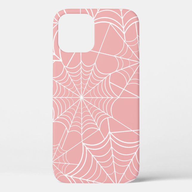 Coques Case-Mate iPhone toile d'araignée rose pastel (Verso)