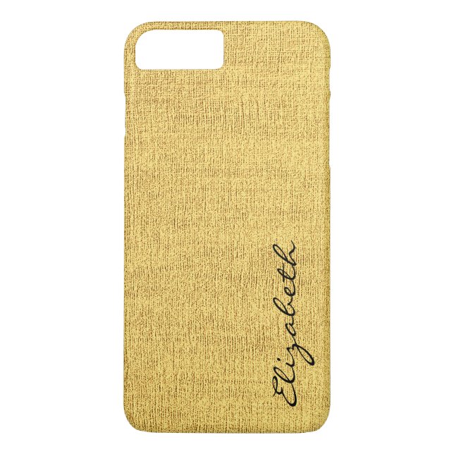 Coques Case-Mate iPhone Toile Jaune Élégante (Dos)