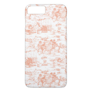 Etui iPhone Case-Mate Toile vintage rose vierge