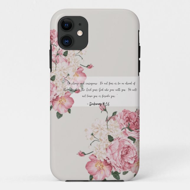 Coques Case-Mate iPhone Toiles de bénédictions heureuses : Chrétien pastel (Dos)