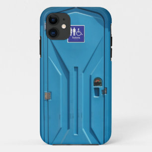 Coque iPhone 11 Toilette portative publique drôle