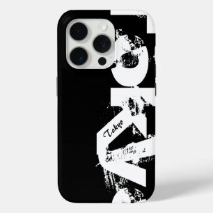 Coque Case-Mate iPhone Tokyo - Couverture Cool De Style Urbain Noir Et Bl