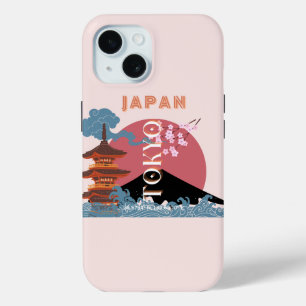 Coque Case-Mate iPhone Tokyo Japon Art de voyage, Art de voyage rétro