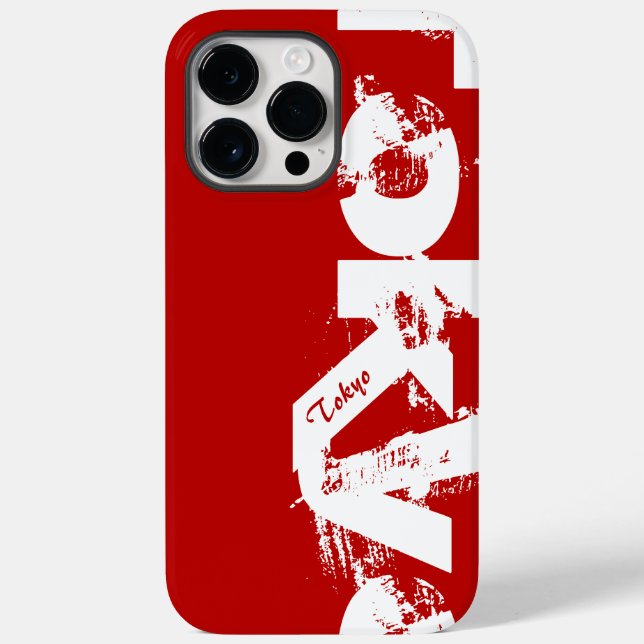 Coques Case-Mate iPhone Tokyo - Jeune Style Urbain Vêtu Rouge Et Blanc (Verso)