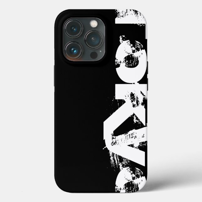 Coques Case-Mate iPhone Tokyo - Style urbain moderne noir et blanc (Verso)