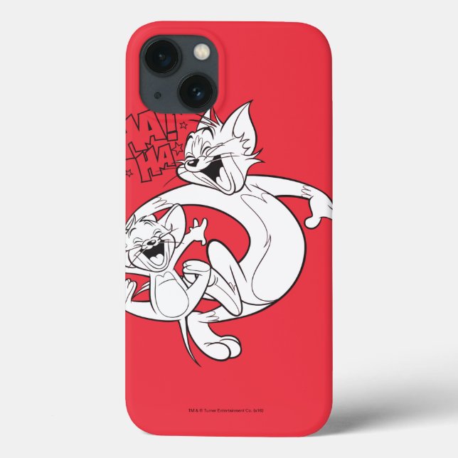 Coques Case-Mate iPhone Tom Et Jerry | Tom Et Jerry Rient (Verso)