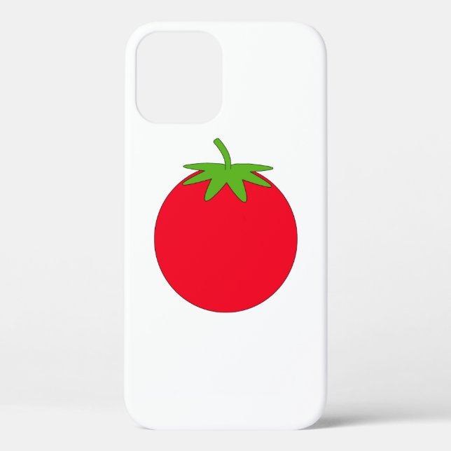 Coques Case-Mate iPhone Tomate rouge. (Verso)