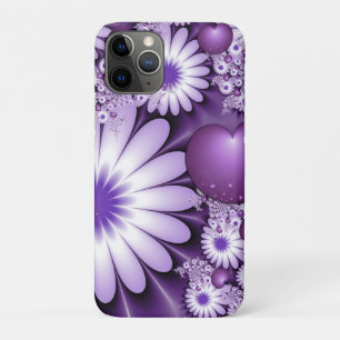Case-Mate iPhone Case Tomber dans l'amour Fleurs Abstraites et Coeurs Fr