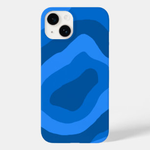 Coque Case-Mate iPhone tons bleu art abstrait