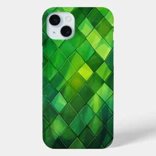COQUE Case-Mate iPhone TONS DE CARRELAGE DIAGNONAL VERT ET OR IRLANDAIS