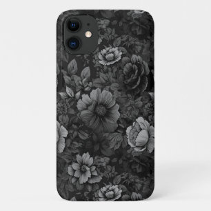 Case-Mate iPhone Case Tons de gris floral