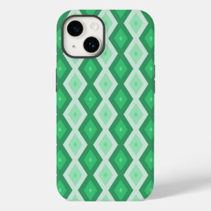 Coque Case-Mate iPhone Tons de motif diamant vert