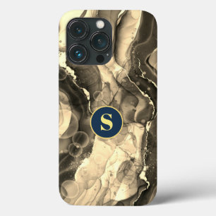 Case-Mate iPhone Case Tons Sepia Encre Liquide, Monographie Jaune