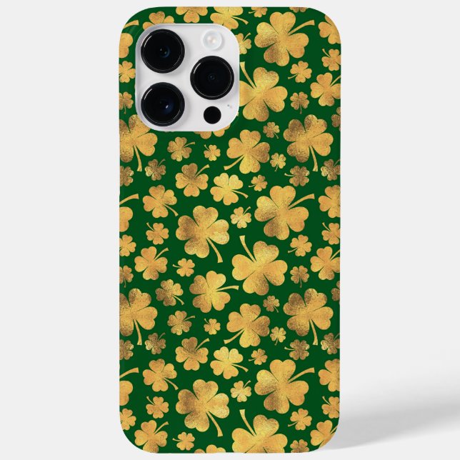 COQUES Case-Mate iPhone TONS VERT & OR SHAMROCK IRLANDAIS (Verso)