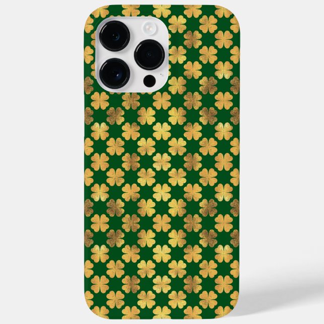 COQUES Case-Mate iPhone TONS VERT & OR SHAMROCK IRLANDAIS (Verso)