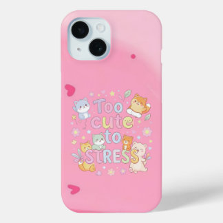 Coque Case-Mate iPhone Too Cute to Stress – Funny Cute 