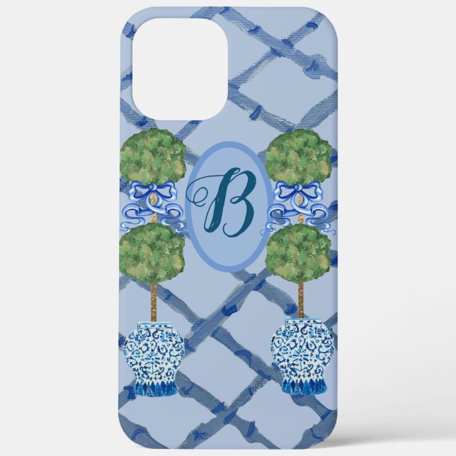 Coques Case-Mate iPhone Topiaire peint Chinoiserie Ginger Jars Jar (Verso)