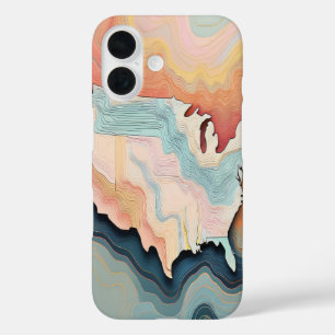 Coque Pour iPhone 16 Topo Pastels