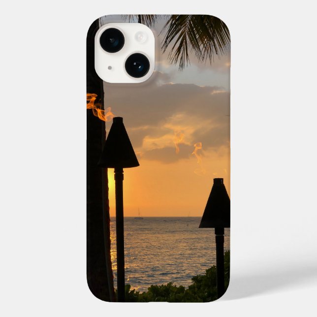 Coques Case-Mate iPhone Torches Waikiki Tiki (Verso)