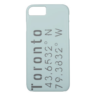 Case-Mate iPhone Case Toronto Latitude Longitude