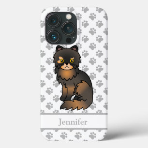 Case-Mate iPhone Case Tortie Point Persan Chat de Dessin Animé Mignon &
