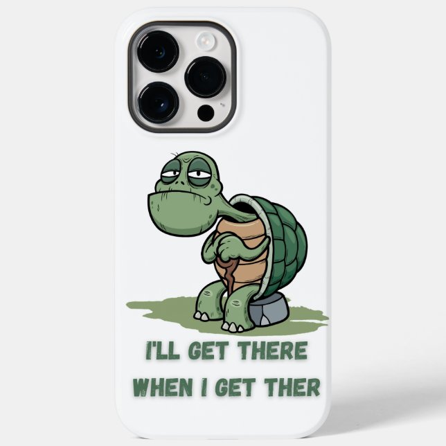 Coques Case-Mate iPhone Tortoise cartoon tshirt (Verso)