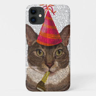 Case-Mate iPhone Case Tortoiseshell Cat with Party Casquette