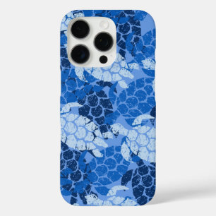 Coque iPhone 16 Pro Tortue de mer de Honu Bleu d'Aloha Hawaiian