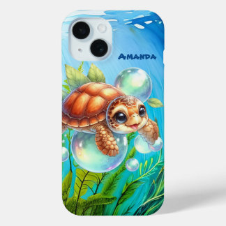 Coque Case-Mate iPhone Tortue de mer de plage mignonne