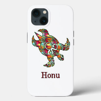 Case-Mate iPhone Case Tortue de mer Tribale Arc-en-ciel sur blanc