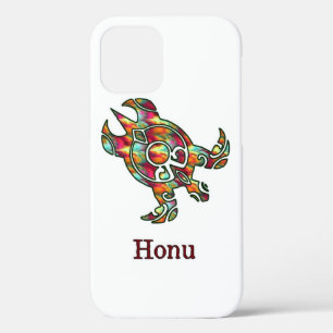 Case-Mate iPhone Case Tortue de mer Tribale Arc-en-ciel sur blanc