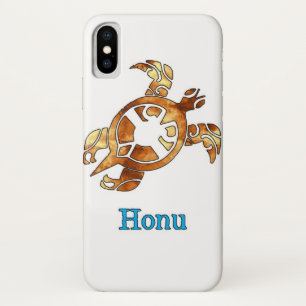 Case-Mate iPhone Case Tortue de mer tribale hawaïenne en or