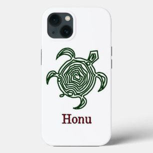 Case-Mate iPhone Case Tortue de mer tribale hawaïenne en vert
