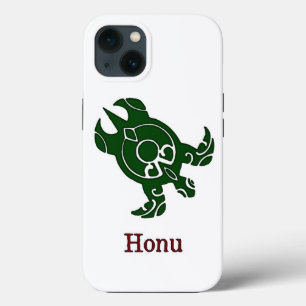 Case-Mate iPhone Case Tortue de mer tribale verte sur blanc